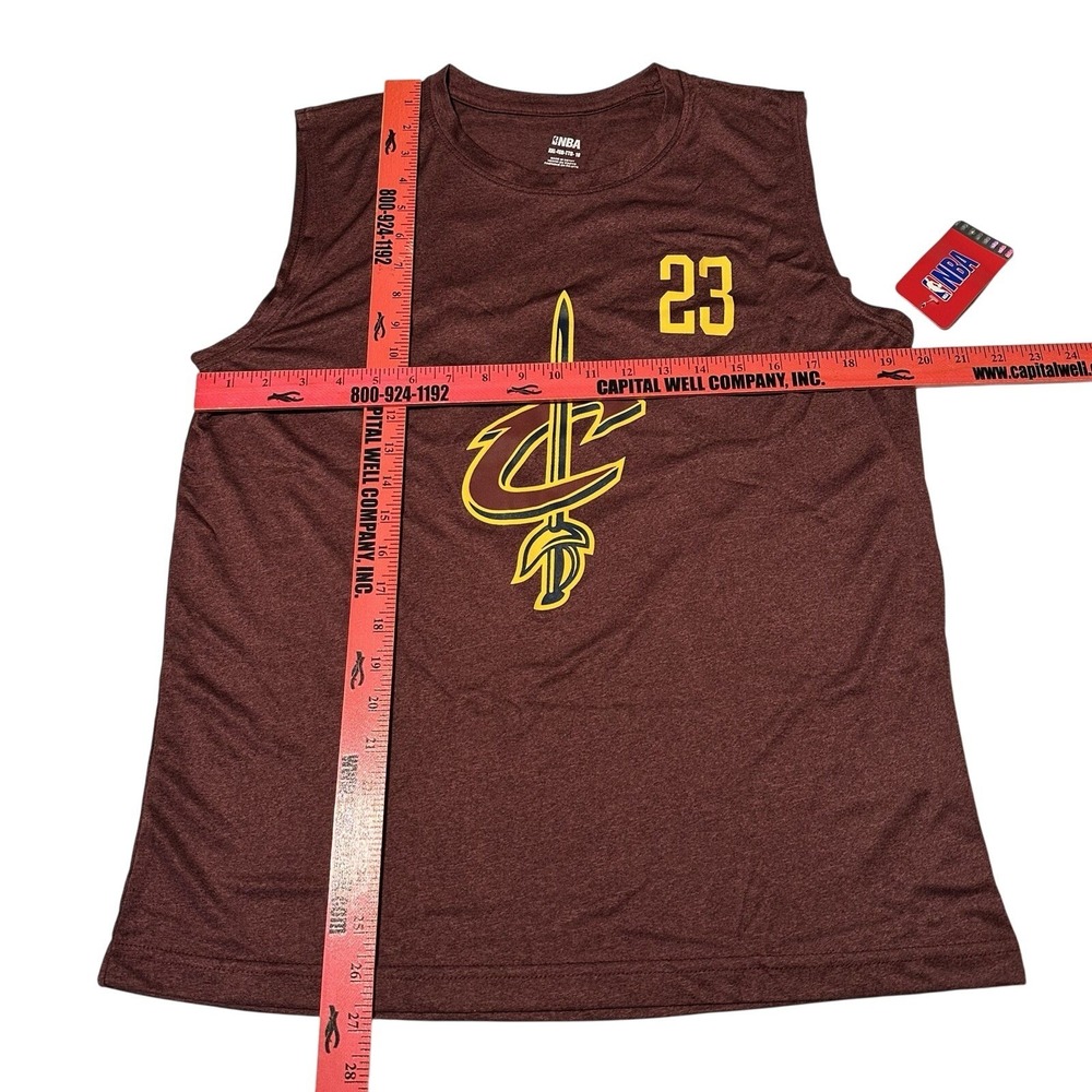 NWT NEW LeBron James Cleveland Cavaliers Sleeveless Jersey T-Shirt Boys XXL 18 - Picture 3 of 9